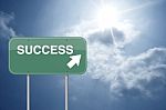 Success Road Sign image