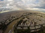 Paris From The Air Stock Photo