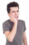 Man With Toothache Stock Photo