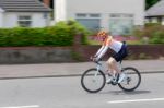Cyclist Participating In The Velethon Cycling Event In Cardiff W Stock Photo