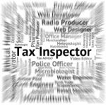 Tax Inspector Representing Investigator Supervisor And Monitor Stock Photo