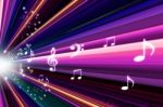 Abstract Music Notes Design For Music Background Use Stock Photo