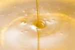 Pouring Olive Oil Liquid Stock Photo