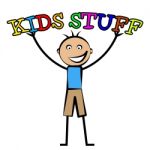 Kids Stuff Represents Free Time And Child Stock Photo