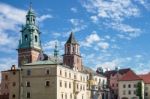 Wawel Cathedral In Krakow Poland Stock Photo