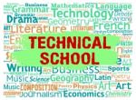Technical School Indicates Specialist Education And Learning Stock Photo
