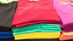 Closed Up Colorful T-shirt Stock Photo