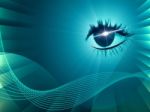Eye Twirl Indicates Light Burst And Artistic Stock Photo