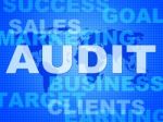 Audit Words Represents Finances Validation And Accounting Stock Photo