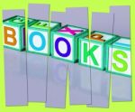 Books Word Shows Novels Non-fiction And Reading Stock Photo