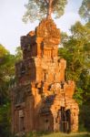North Khleang Towers In Angkor Thom Complex Stock Photo
