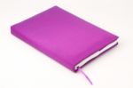 Purple Book Stock Photo