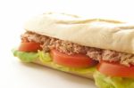 Tuna Sandwich Stock Photo