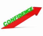 Increase Confidence Shows Cool Poised And Self-reliant Stock Photo