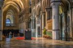 Interior View Of Canterbury Cathedral Stock Photo