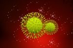 3d Illustration Of Bacteria, Virus Stock Photo