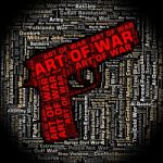 Art Of War Represents Business Strategy And Battles Stock Photo