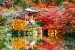 Daigoji Temple In Autumn, Kyoto. Japan Autumn Seasons Stock Photo