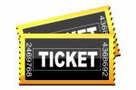 Tickets Icon Stock Photo