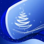 Blue Zigzag Background Shows Jagged Lines And Twinkling
 Stock Photo
