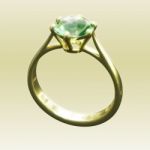 Engagement Ring Stock Photo