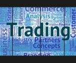 Trading Word Shows Trade Text And Wordclouds Stock Photo