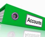 File With Accounts Word Stock Photo