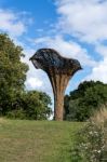 Tom Hare's Fungi Fairy Ring At Kew Gardens Stock Photo