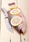 Fresh Whole Raw Fish Stock Photo