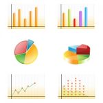 Business Growth Graphs Stock Photo