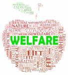 Welfare Apple Means Health Check And Care Stock Photo