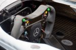 Steering Wheel Of Mercedes Formula 1 Car Stock Photo