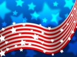 American Flag Background Shows America Stars And Nation Stock Photo