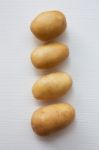 Potato Isolated On White Stock Photo