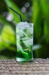 Green Juice Stock Photo