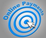 Online Payments Means World Wide Web And Www Stock Photo