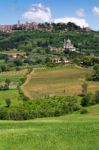 Montepulciano, Tuscany/italy - May 17 : View Of San Biagio Churc Stock Photo