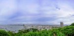 Pattaya City Chonburi Thailand Panorama High View Stock Photo
