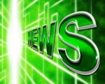 Online News Represents World Wide Web And Article Stock Photo