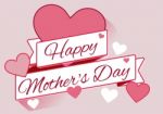 Happy Mother's Day Heart -  Illustration Stock Photo