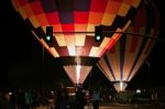 Evening Balloon Festival In Page Arizona Stock Photo