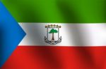 Flag Of Equatorial Guinea -  Illustration Stock Photo