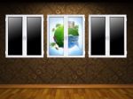 Ecology Window Stock Photo