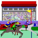 Horse Racing Stock Photo