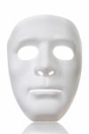 Isolate White Mask Stock Photo
