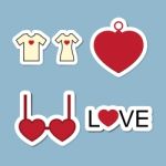 Love Icon Set Stock Photo