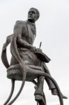 Close-up View Of The Statue Honouring Ivor Novello Stock Photo