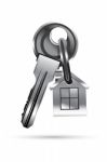 Key With House Stock Photo
