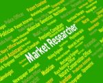 Market Researcher Means Gathering Data And Analyse Stock Photo