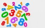 Numbers School Arithmetic Stock Photo
